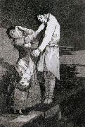 Francisco de goya y Lucientes Out hunting for teeth painting